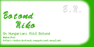 botond miko business card